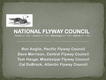 national flyway council - Association of Fish and Wildlife Agencies