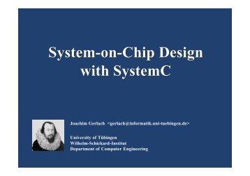 System-on-Chip Design with SystemC