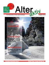 Alter aktiv 4 / 2012 - Kreisseniorenrat Calw