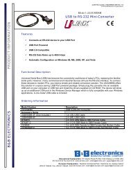 232USB9M - Datasheet - USB to RS-232 Mini-Converter