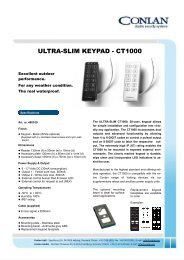 ULTRA-SLIM KEYPAD - CT1000 - Conlan GmbH