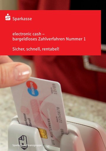 s Sparkasse electronic cash – bargeldloses ... - S-CARD Service
