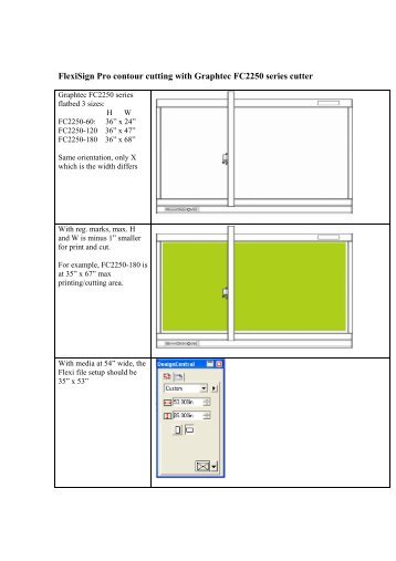 FlexiSign Pro contour cutting with Graphtec ... - Graphtec America