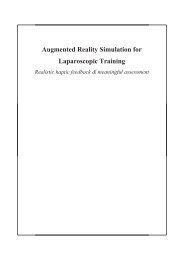 Augmented Reality Simulation for Laparoscopic Training