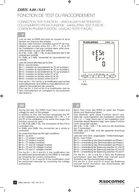 DIRIS A40/A41 - SHM Communications Ltd