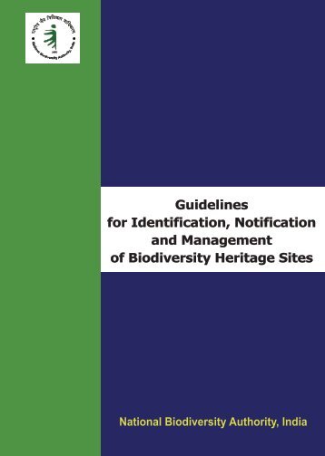 Biodiversity Heritage Sites - National Biodiversity Authority
