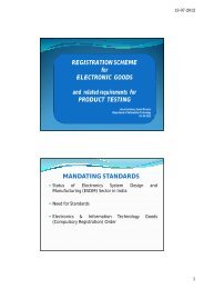 REGISTRATION SCHEME for ELECTRONIC GOODS and related ...