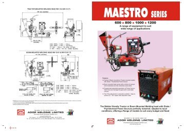 MAESTRO SERIES - Ador Welding Ltd