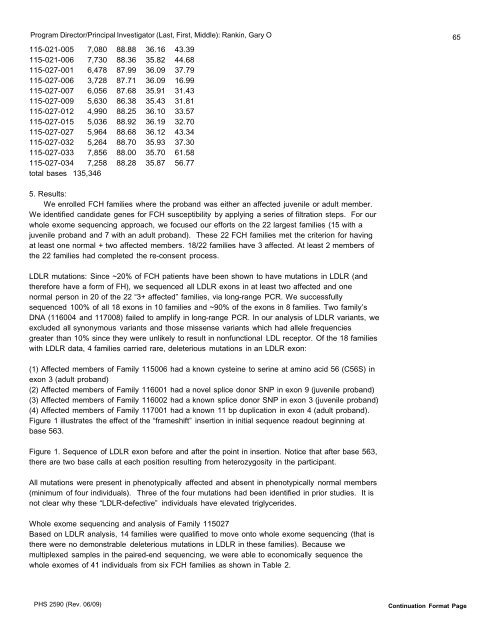 FA 5 Progress Report WV-INBRE - Joan C. Edwards School of ...