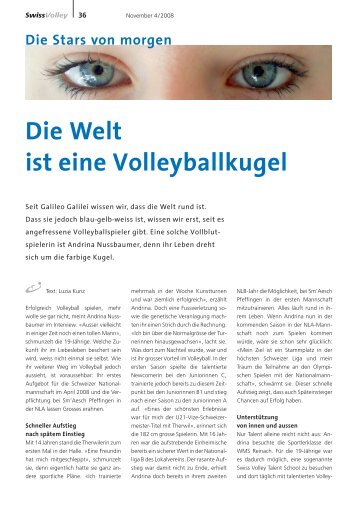 Die Welt ist eine Volleyballkugel