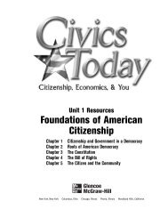 Unit 1 Resources: Foundations of American Citizenship - Deerlake ...