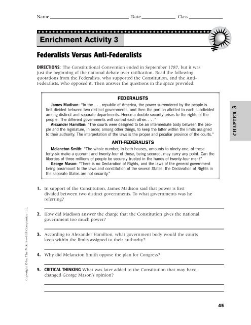 Unit 1 Resources: Foundations of American Citizenship - Deerlake ...