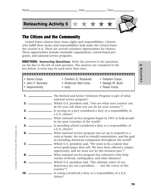 Unit 1 Resources: Foundations of American Citizenship - Deerlake ...