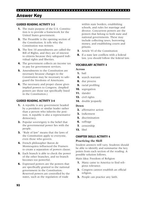 Unit 1 Resources: Foundations of American Citizenship - Deerlake ...