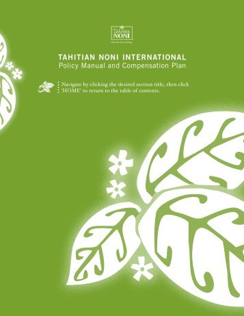 TAHITIAN NONI INTERNATIONAL - Morinda