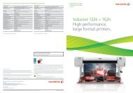 ValueJet 1324 + 1624 High performance, large format ... - Fuji Xerox