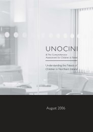 unocini comprehensive assessment for children in need - Southern ...