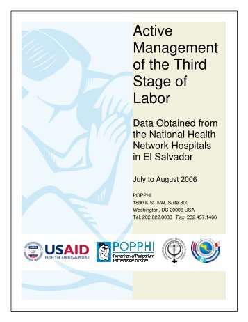 El Salvador - Active Management of the Third Stage of Labor - POPPHI