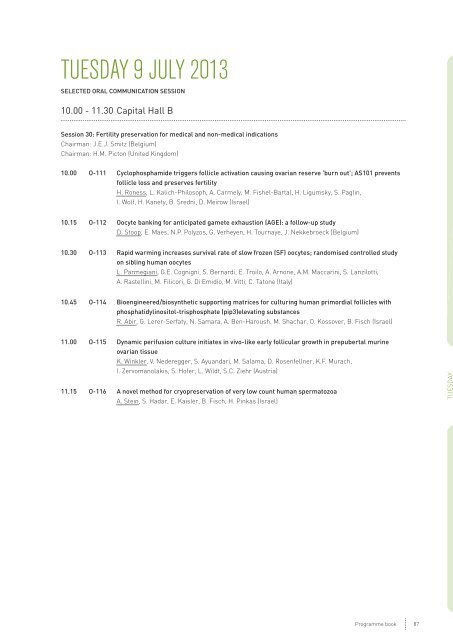 Final programme - eshre 2013