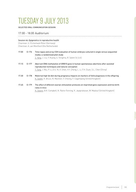 Final programme - eshre 2013