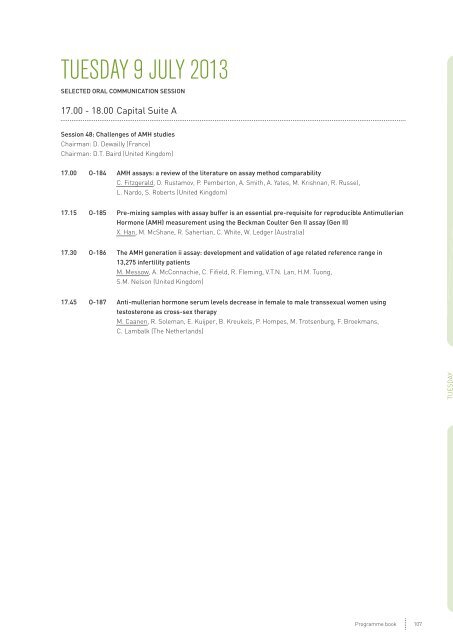 Final programme - eshre 2013