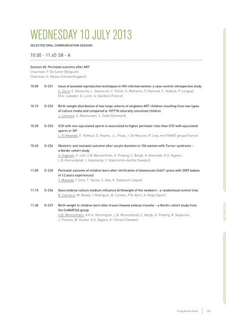 Final programme - eshre 2013