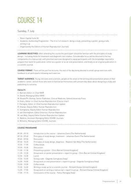 Final programme - eshre 2013