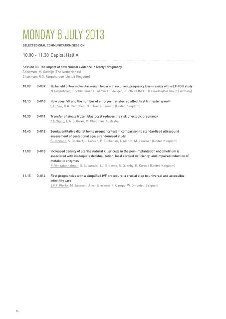 Final programme - eshre 2013