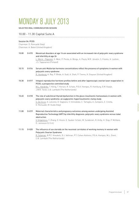 Final programme - eshre 2013