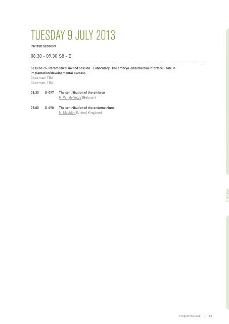 Final programme - eshre 2013