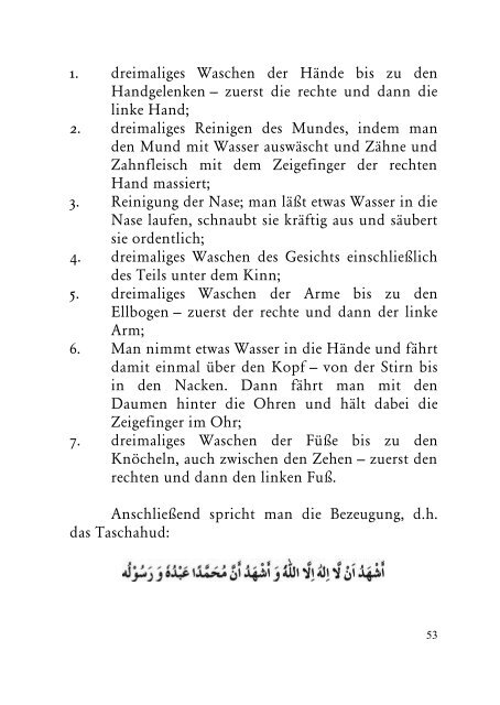 Das islamische Gebetbuch - Ahmadiyya Muslim Jamaat Schweiz