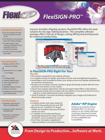 FlexiSIGN-PRO™ - Graphic Systems