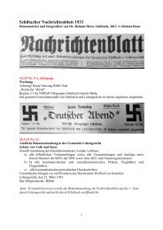 Schiltacher Nachrichtenblatt 1933 - Geschichte - Schiltach