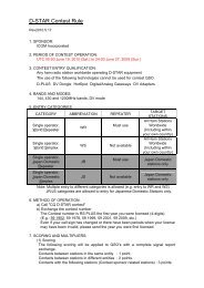 D-STAR Contest Rule - Icom Australia