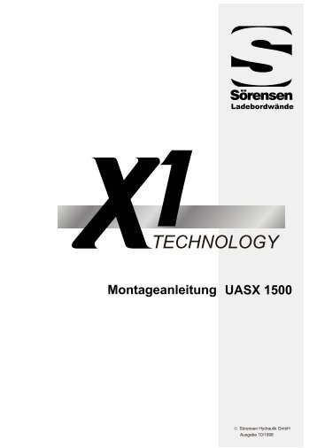 Montageanleitung UASX 1008 - Sörensen