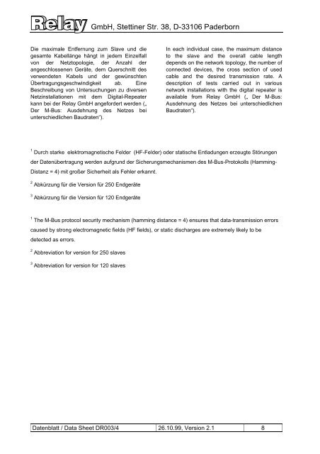 DR003 Pegelwandler mit RS232 - Relay GmbH