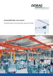 Demag KBK light crane system - Poduri rulante