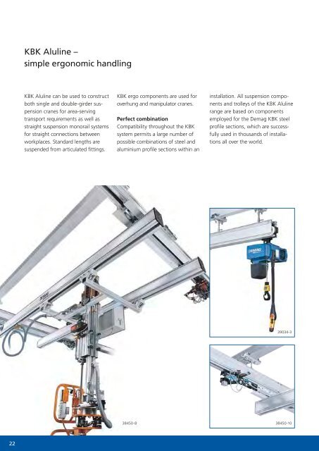 Demag KBK light crane system - Poduri rulante