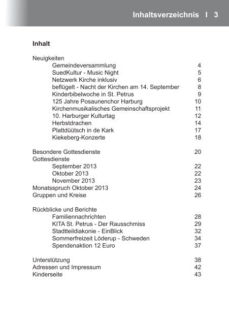 Gemeindebrief - St. Petrus â Hamburg-Heimfeld