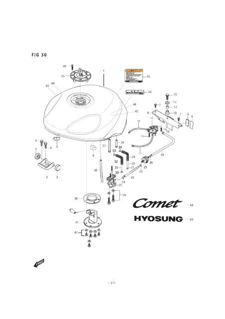 GT125AT PART CATALOGUE-EURO3.pdf - Hyosung