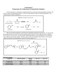 Experiment 8 Preparation of Cyclohexanone by ... - myweb