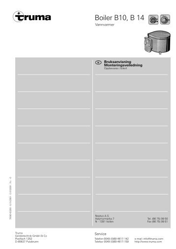 Truma Boiler 1993 - Neptus AS