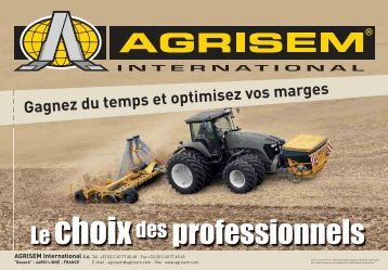 COMMENT CHOISIR VOTRE DISC-O-MULCH - Agrisem