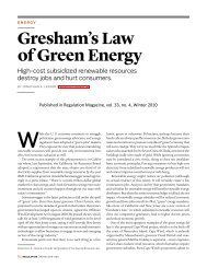 Gresham's Law of Green Energy - Wind Turbine Syndrome