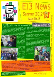 Summer 2012 Newsletter - E13 Learning Community