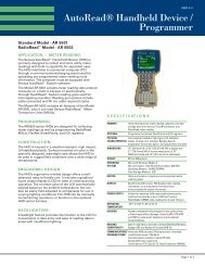 AutoRead® Handheld Device / Programmer - Sensus