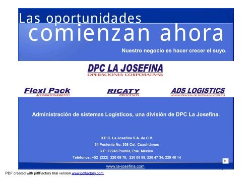 Centro Logístico - dpc la josefina