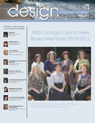 ASID OC Winter 2010 Newsletter - ASID Orange County Chapter