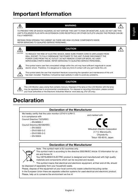 User Manual - Mitsubishi Electric Sales Canada Inc.