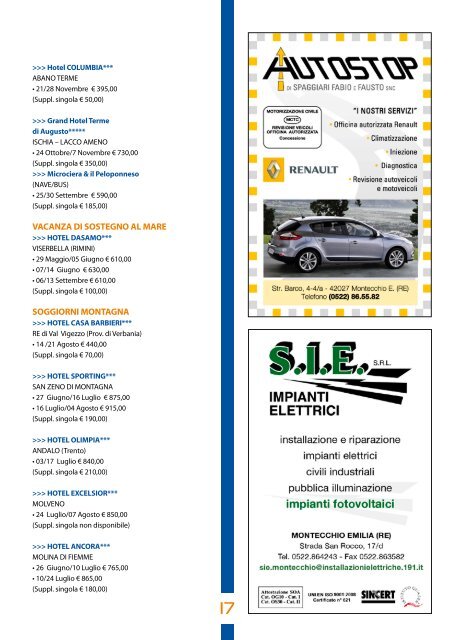 Notiziario Aprile 2010 - Comune di Montecchio Emilia